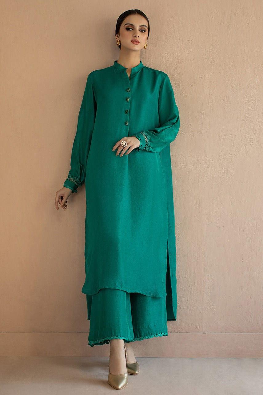 Deepak Perwani - Summer Bloom - Green - Kut221