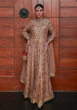 Huma Adnan arezoo Pishwas Champagne 1 Piece