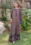 Huma Adnan - Adeen - Kaftan - Black - Silk - 2 Piece
