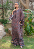 Huma Adnan - Adeen - Kaftan - Black - Silk - 2 Piece