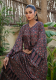 Huma Adnan - Adeen - Kaftan - Black - Silk - 2 Piece