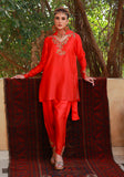 Huma Adnan inshira Suit Red 3 Piece