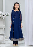 Laleen Rija Pishwas Blue 3 Piece