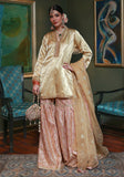 Huma Adnan rameesha Suit Gold 3 Piece