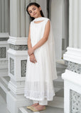 Laleen Nila Pishwas White 3 Piece