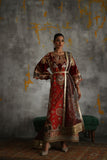 Shamaeel - Crimson-3 - Silk - 3 Piece