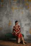 Shamaeel - Crimson-3 - Silk - 3 Piece