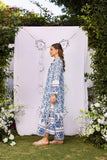Shehrnaz - SHK-1257 - emma - White / Blue - Swiss lawn - 2 Piece