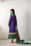Shehrnaz - Turquoise and Green Block Printed Shirt & Dupatta with Gold Azaar Pants - SHK-1045 - Studio by TCS