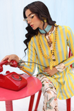 Musferah Saad -  Citrus Lime - Yellow - Silk - 2 Piece