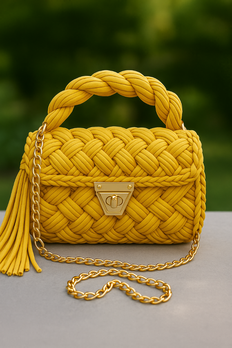 Hemo Handicraft - Tassal Braid - Mustard