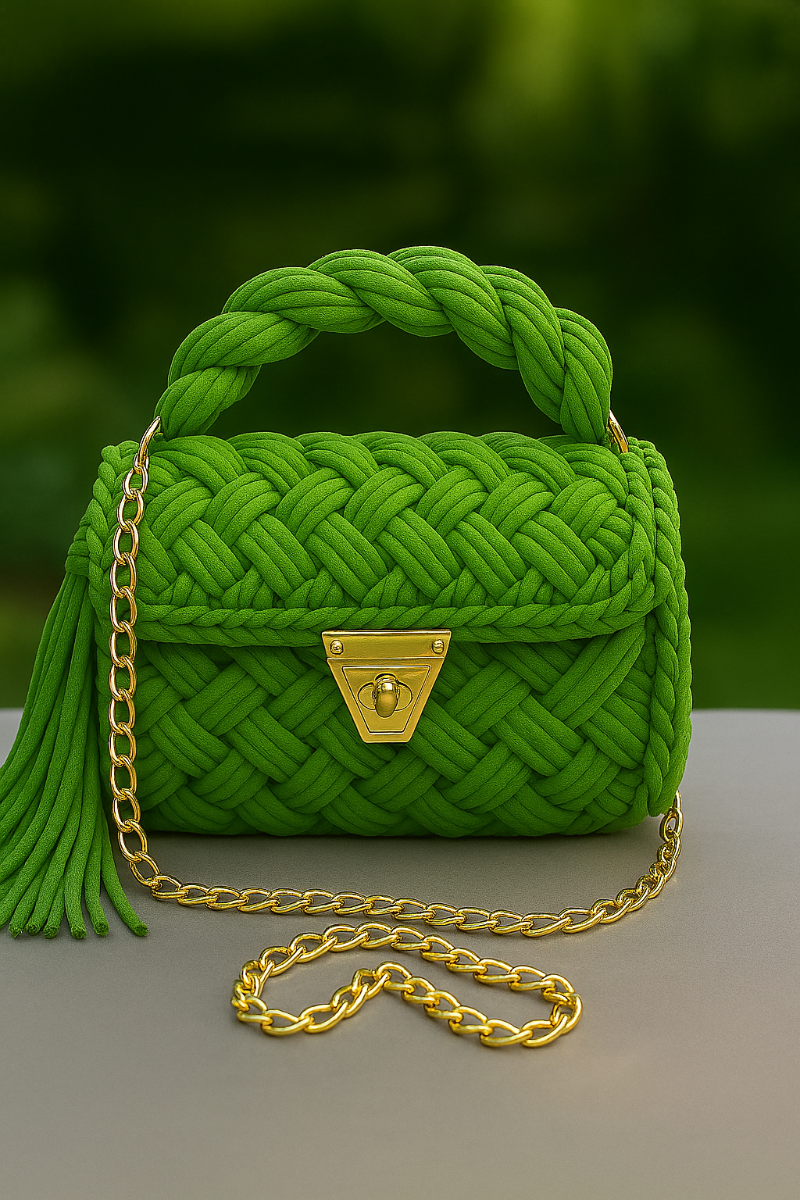 Hemo Handicraft - Tassal Braid - Parrot Green