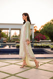 Reema Ahsan - Mahveen Tissue Silk Suit For Women - Yellow - 3 Piece