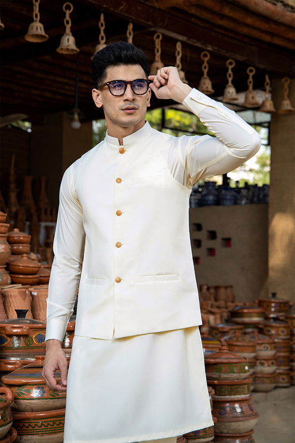 Arif Ashraf - Boski Kurta Trouser with Waistcoat