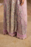 Anayra Amal - Ayra Embroidered + Hand Embellishment Organza Suit For Women - Lavender+ButterYellow+Peach - 3 Piece