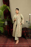 Yasmin Zaman - Iqra Jamawar Suit For Women - Mint Green - 3 Piece