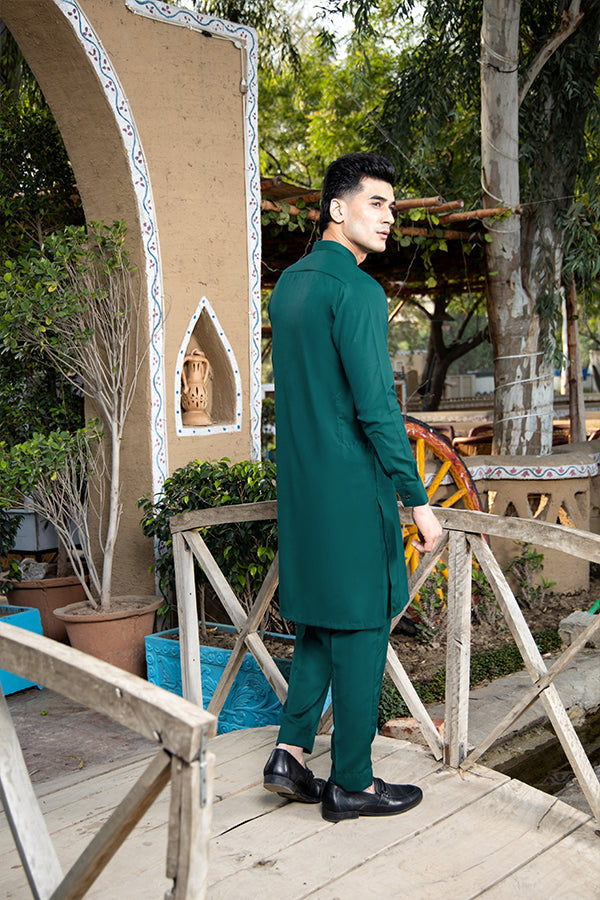Arif Ashraf - Teal Kurta Trouser