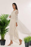 Rizwan Beyg - Hayat White - Cotton Net - White - 2 Piece