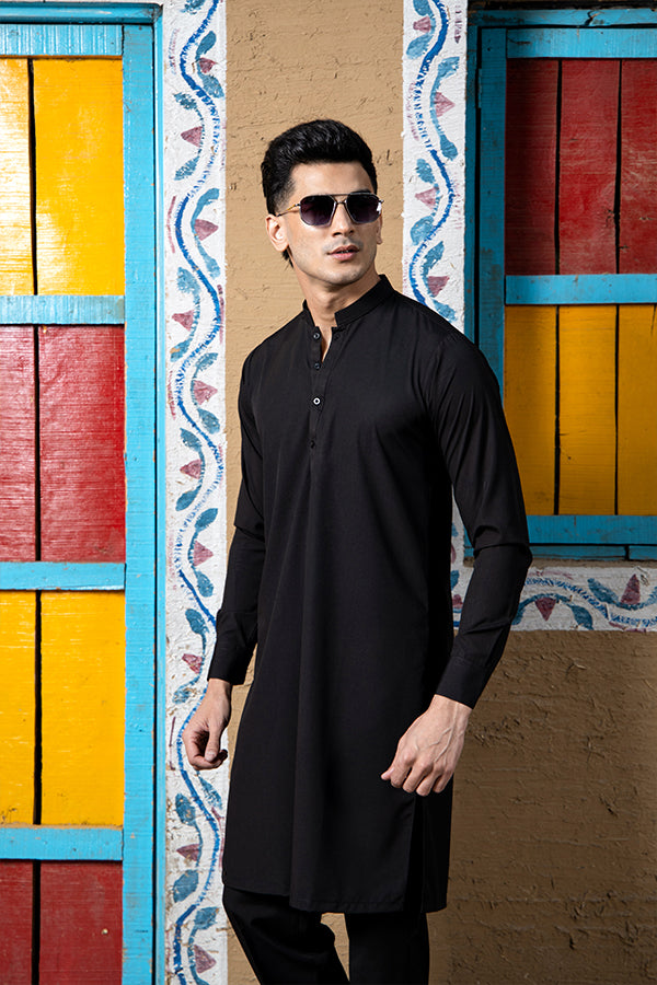 Arif Ashraf - Boski Black Kurta Trouser