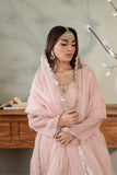 Syah - Gulmohar - Organza - Dusty Pink - 3 Piece