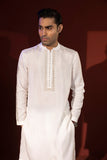 Shahid Chuhan - Regal Attire Blended Suit For Men - Off-White