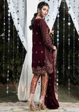Laleen Maroon Fantasy 3 Piece Suit