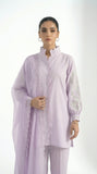 Reema Ahsan - Lima Irish Lawn Suit For Women - Lilac - 3 Piece