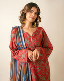 Ayla Studio - Striped Allore - Dupatta - munnar - multicolor - 1 Piece