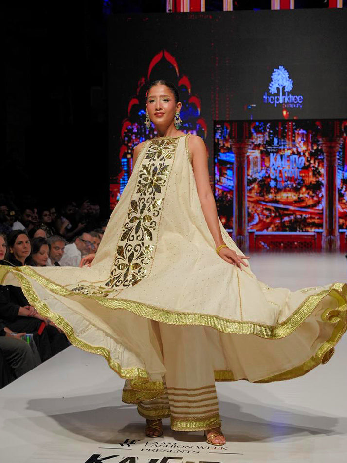 Pinktree ZAR-DOZ Pishwas Ivory 2 Piece