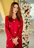 Allure by Ih - ROSA - Katan Silk - Maroon - 3 Piece - Studio by TCS