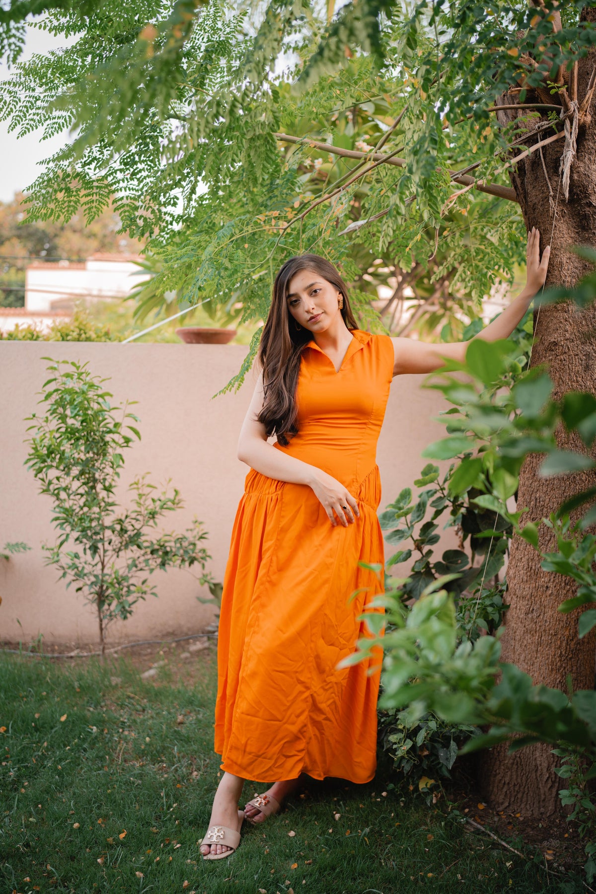 Syah - Serenade Gown - Orange - Grip - 1 Piece