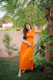 Syah - Serenade Gown - Orange - Grip - 1 Piece