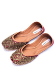 JootiShooti - Egyptian Gold in Maroon - Studio by TCS