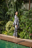 Shehrnaz - Noor - SHK-1432 - Black / White - Crepe Georgette - 2 Piece