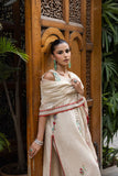 Shehrnaz - Feroza - SHK-1436 - Beige - Cotton Net - 3 Piece