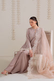 Cross Stitch - BURNT SAND - Chiffon - 3 Piece - Unstitched