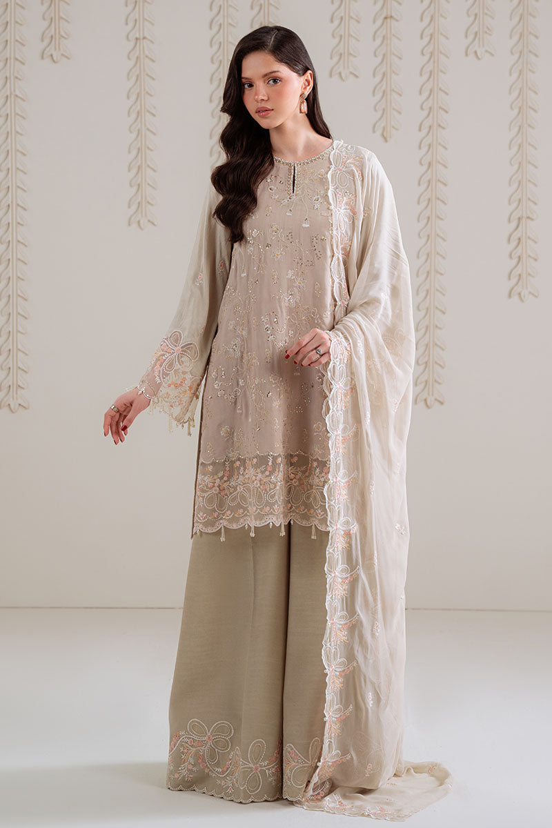 Cross Stitch - MEADOW MIST - Chiffon - 3 Piece - Unstitched