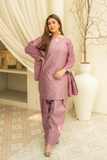 Zahra Ahmad - ST-173 - Lilac - Raw Silk - 3 Piece