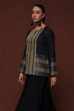 Huma Adnan - Hawaa - Black - Jamawar - 1 Piece
