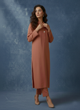 Gulabo - Bosky Suit For Women - Brick - 2 Piece