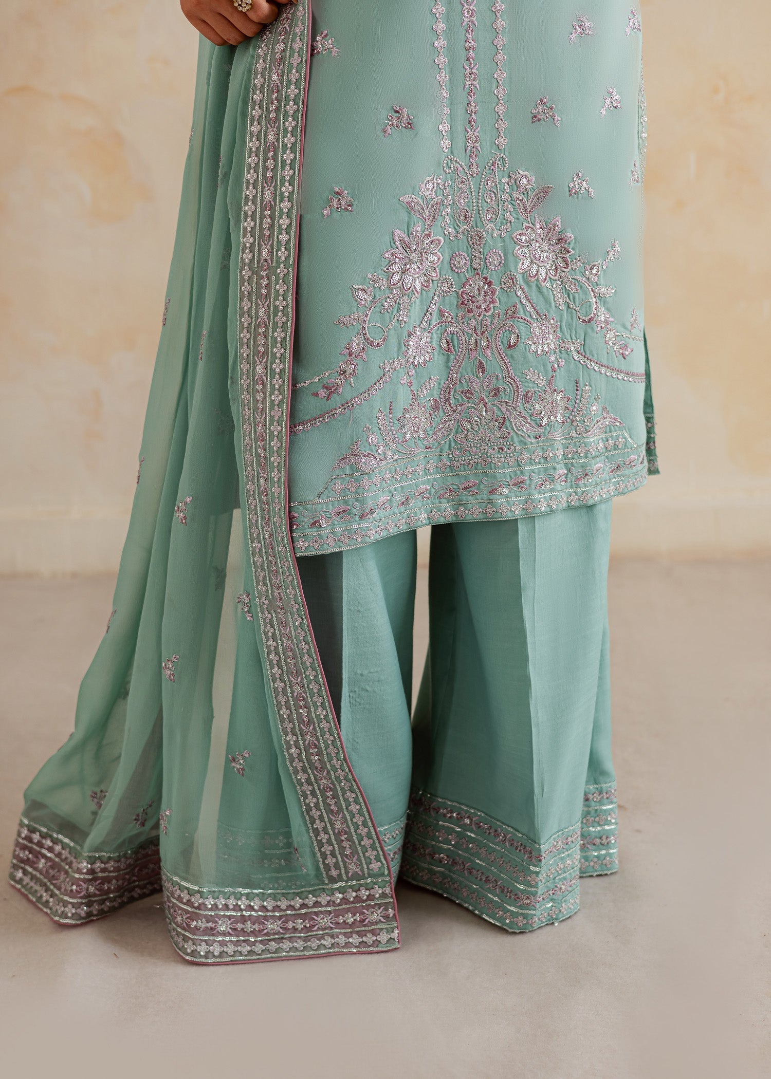 Allure by Ih - SEERAT - Fair Aqua - 3 Piece