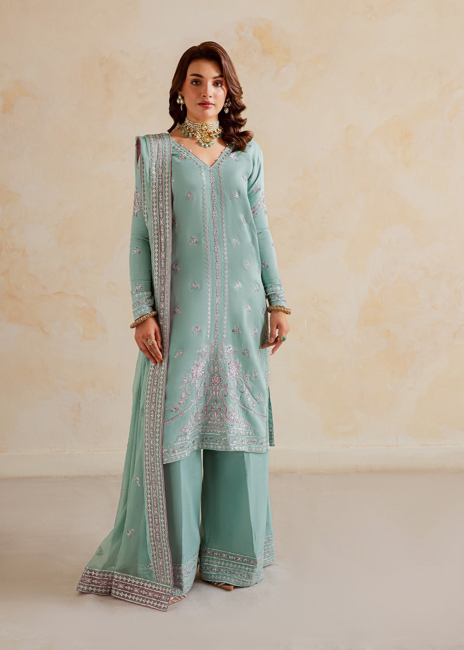 Allure by Ih - SEERAT - Fair Aqua - 3 Piece