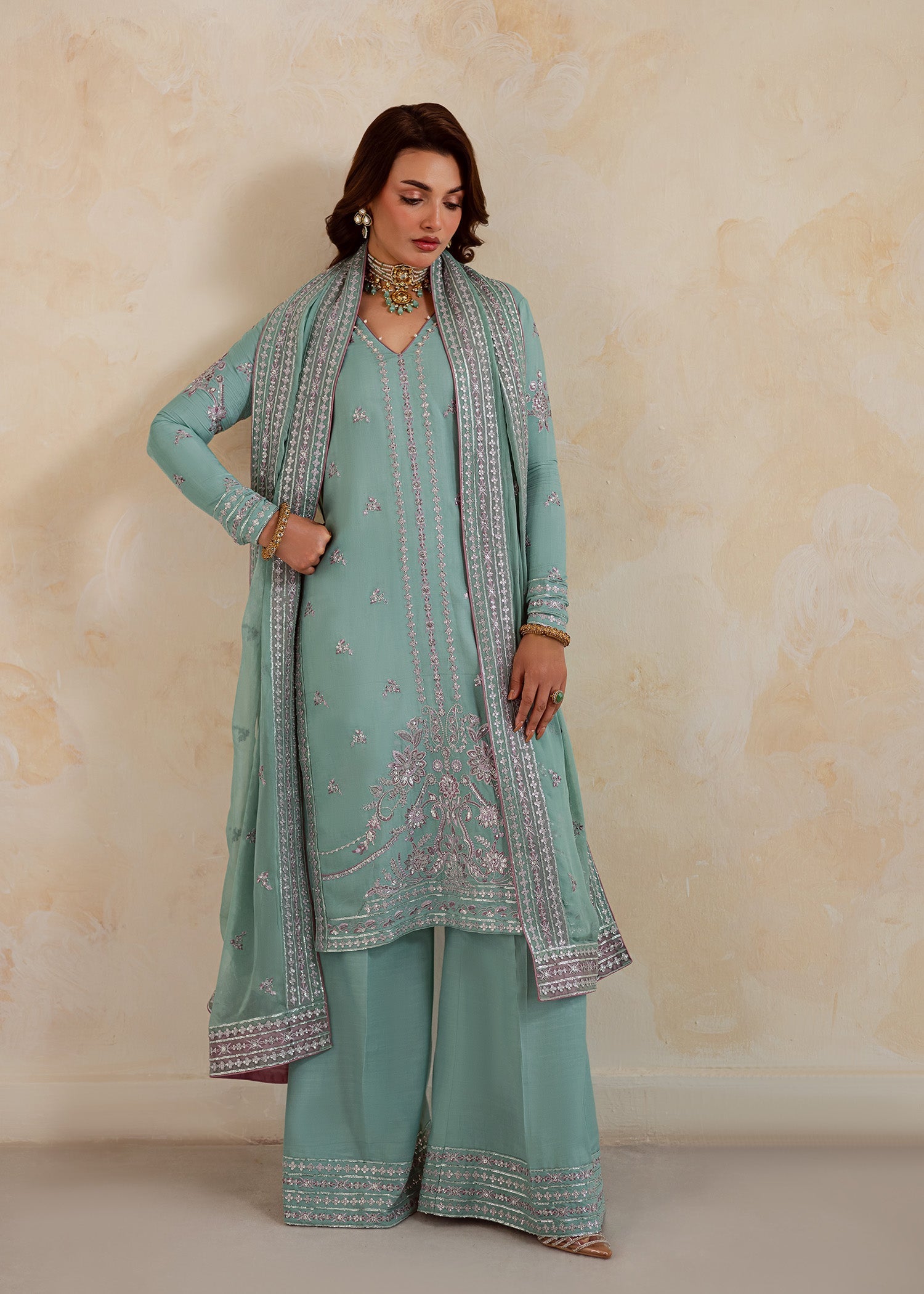 Allure by Ih - SEERAT - Fair Aqua - 3 Piece