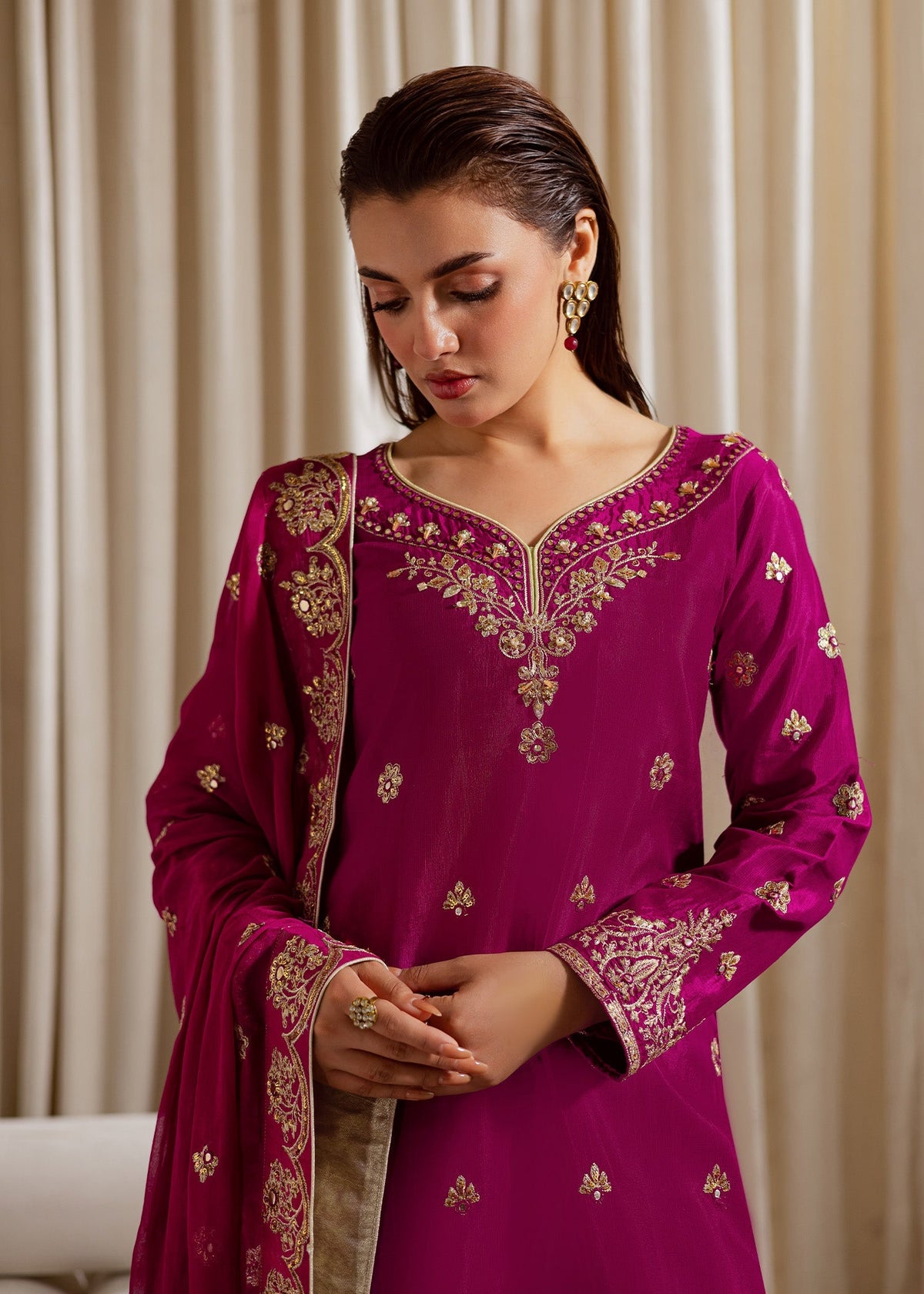 Allure by Ih - PEETAL - Fuschia Pink - 3 Piece