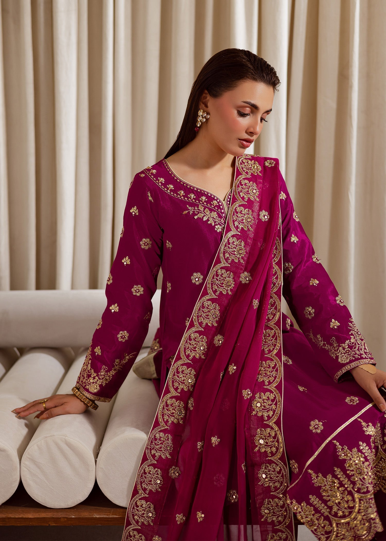 Allure by Ih - PEETAL - Fuschia Pink - 3 Piece