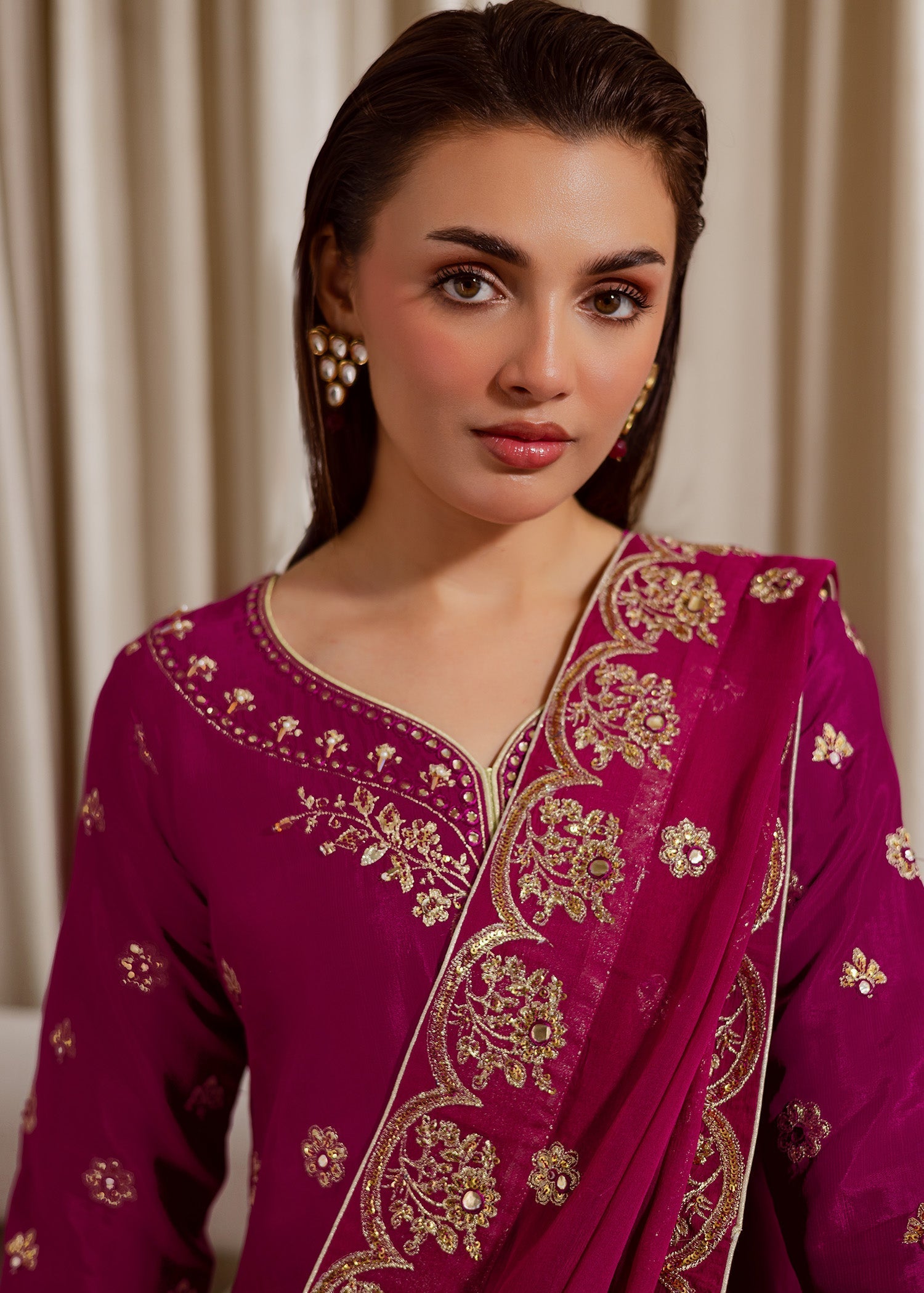 Allure by Ih - PEETAL - Fuschia Pink - 3 Piece