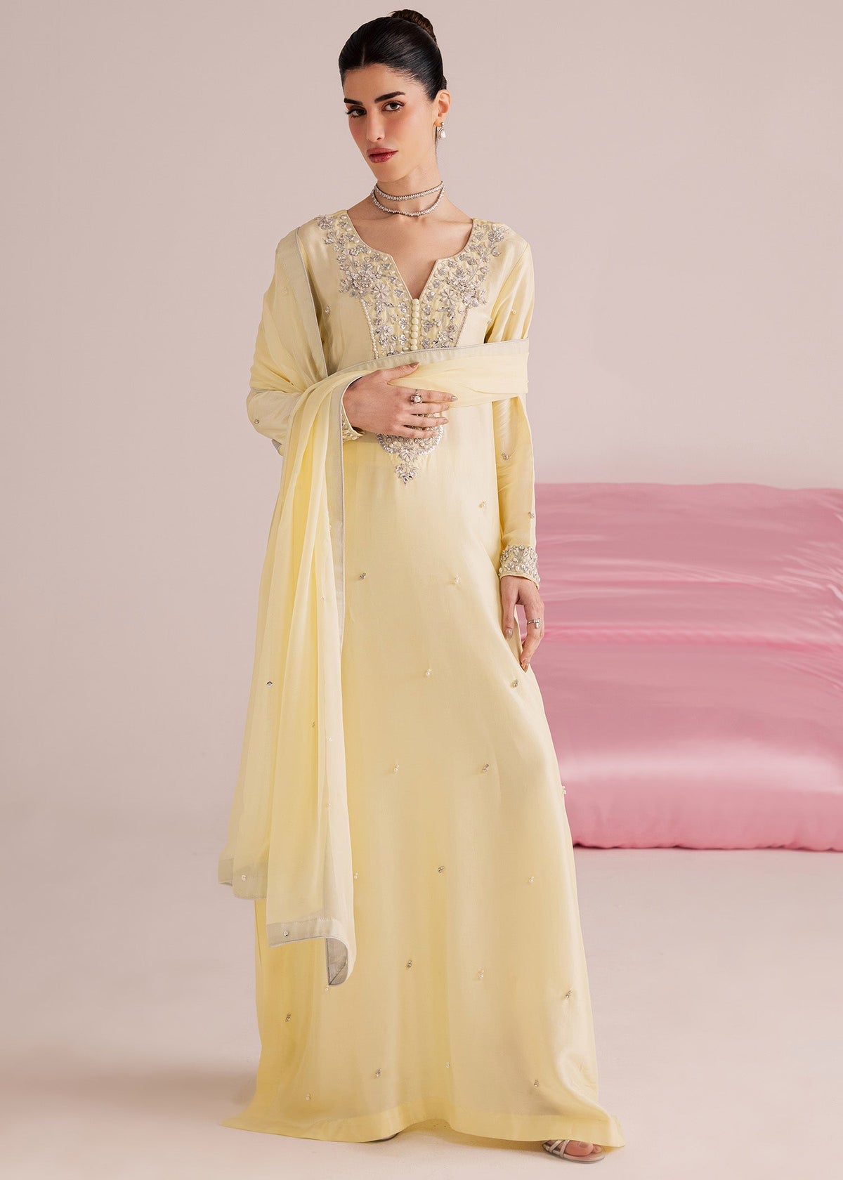 Allure By Ih - Lemonade Suit For Women - 3 Piece