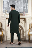 Shahjahan - Bottle Green Kurta Trouser For Men