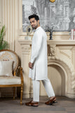 Shahjahan Men Cotton Trouser Bottom / Separate Off White 1 Piece