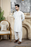 Shahjahan Men Cotton Shalwar Bottom / Separate Off White 1 Piece